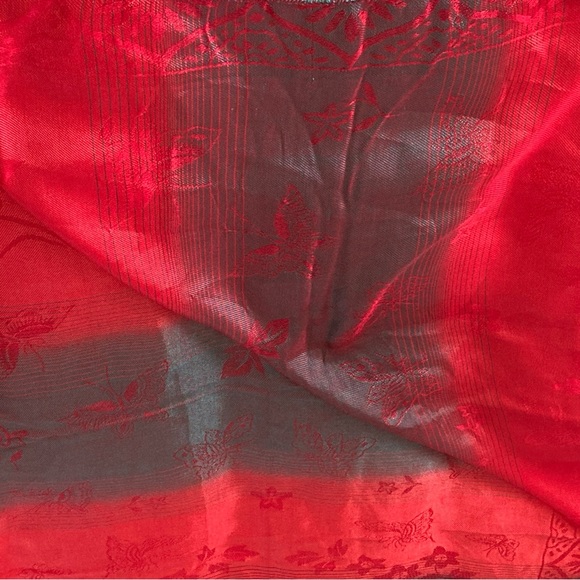 Red Butterfly Large Scarf/Wrap - Picture 8 of 9